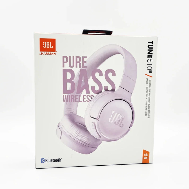JBL Tune 510 BT Wireless Bluetooth Headset Purebass Sound Fast charge for long battery life