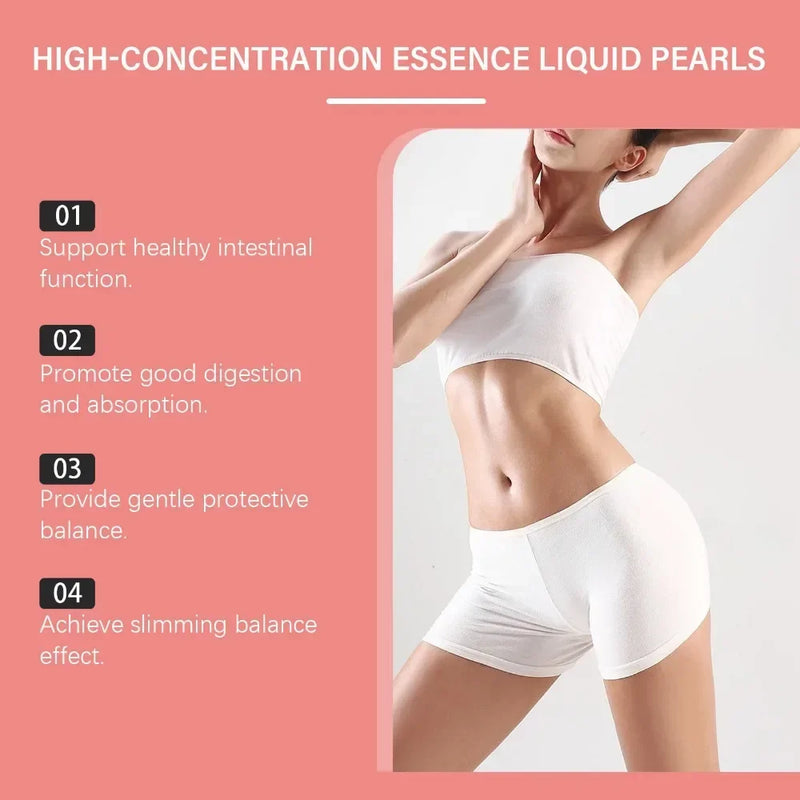 32pcs Essence Liquid Pearl Pink slimming sculpts to show off body curves and promote body metabolism