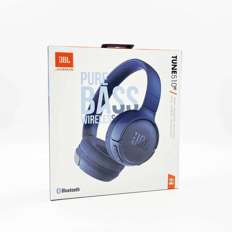 JBL Tune 510 BT Wireless Bluetooth Headset Purebass Sound Fast charge for long battery life