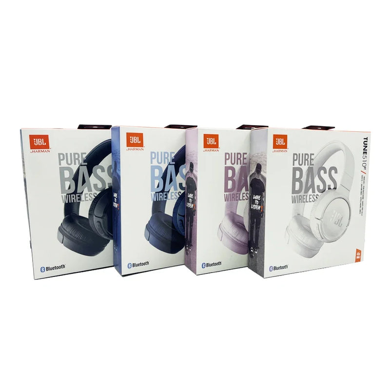 JBL Tune 510 BT Wireless Bluetooth Headset Purebass Sound Fast charge for long battery life